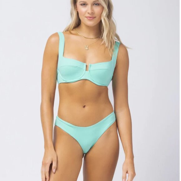 NWOT L*Space Bikini incl. Camellia Top and Sandy Bottom - Picture 1 of 9